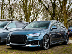 Wabengrill Kühlergrill Grill Chrom für Audi A4 S4 B9 Limo Avant S-Line 2015-2019 vor Facelift fg315