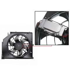 Elektro-Kühler-Lüfter-Rad Mit Lüfter Lüftermotor Lüfterzarge Passend für E46 316-330