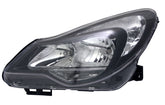 NEU Halogen Scheinwerfer LWR links / rechts Schwarz für Opel Corsa D 2011-2014 mit E-Prüfzeichen