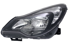 NEU Halogen Scheinwerfer LWR links / rechts Schwarz für Opel Corsa D 2011-2014 mit E-Prüfzeichen