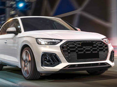 Lüftungsgitter Nebelscheinwerfer Grill Schwarz für Audi Q5 Sporback FYT ab 2021