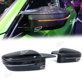 Spiegelkappen Außenspiegelkappen 100% Echt Carbon Fiber Passend für G42 G20 G21 G22 G23 G26 G28 mc153