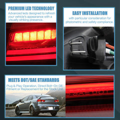 LED Rückleuchten Heckleuchten Rücklicht für Mitsubishi Lancer & EVO X 2008-2020