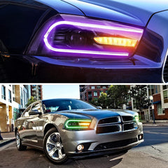 LED Scheinwerfer Für Dodge Charger 2011-2014 Frontscheinwerfer