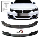 NEU Front Stoßstange Frontspoiler Spoilerlippe Carbon Optik Passend für 4er F32 F33 F36 2011-2019