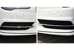 Lüftungsgitter Blenden Grill Gitter Schwarz für Audi A7 C7 4G 2014-2018 MOPF