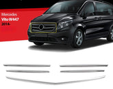 NEU Kühlergrill Leisten für Mercedes Vito W447 2014-2020 5tlg Edelstahl Grillleisten