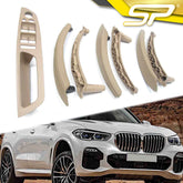 Beige Innentürgriff Innen Türgriffe Leder Verkleidungssatz 7tlg Nur Passend für X5 E70 X6 E71 E72 Nur für LHD 2007-2013 it40