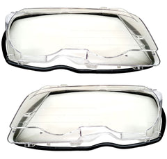 NEU Scheinwerfer Streuscheiben Set Passend für 3er E46 Coupe Cabrio 1998-2003 mit E-Prüfzeichen