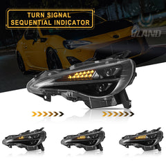 NEU Paar Full LED Scheinwerfer Frontscheinwerfer für Toyota GT86 Subaru BRZ Scion FRS 2012-2020