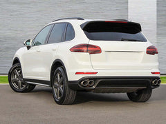 Auspuff Auspuffblenden Endrohre Chrom für Porsche Cayenne 92A V6 2014-2017