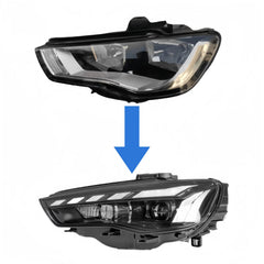 Für Audi A3 8V 2013-2016 Halogen Upgrade Scheinwefer Frontscheinwerfer Direct Plug-in