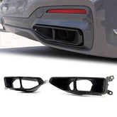 NEU Sport Optik Auspuffblenden Endrohr Auspuff Chrom Passend für 7er G11 G12 19-21 et238