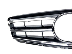 Grill Kühlergrill Frontgrill Silber für Mercedes W204 Limo S204 Kombi 2007-2014