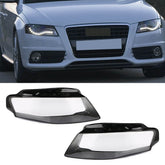 Paar Klar Scheinwerferglas Streuscheibe Abdeckung Für 2009-2012 Audi A4 B8
