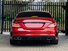 Heckdiffsor Endrohre Chrom für Mercedes CLS W218 C218 AMG Line 2011-2017