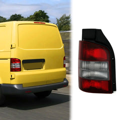 NEU Rückleuchten Heckleuchten Set Rot Schwarz für VW T5 Bus + Transporter 2003-2009 mit E-Prüfzeichen