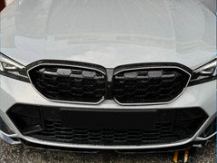 Schwarz LED Diamantgrill Kühlergrill Grill für BMW 3er G20 G28 G21 LCI 23+