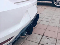 Heckdiffusor Heckansatz Diffusor Heckschürze für VW Polo V 6R 6C GTI 2009-2017