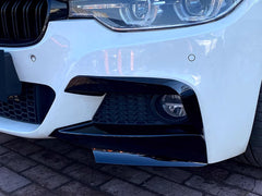 Front Spoiler Stoßstange Aero FlapsPassend für 3er F30 F31 Sport Paket 2013-2019