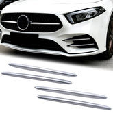 Nebelscheinwerfer Leisten Blenden Abdeckung Chrom für Mercerdes A-Klasse W177 V177 AMG Line 2018-09.2022