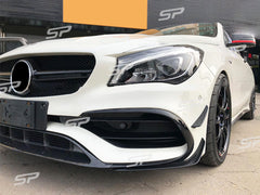 Frontspoiler Spoiler Splitter Flaps Stoßstange Aero-Kit für Mercedes CLA C117 X117 AMG Line CLA 45 AMG 2016-2019 pz210