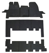 NEU Gummifußmatten Gummimatten Fußmatten Set für Ford Transit Tourneo Custom 2012-2024