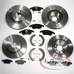 NEU 295mm + 300mm Bremsen Set Vorne & Hinten für Mercedes C-Klasse W204 S204 C204 2007-2015