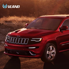 NEU Voll LED Scheinwerfer sequentiellem Paar für Jeep Grand Cherokee 2011-2013