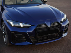 Schwarz Doppelsteg Kühlergrill Grill Frontgrill für BMW 4er G22 G23 mit ACC ab 2020