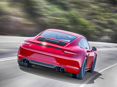 Schwarz Auspuff Blenden Auspuffblenden Endrohre für Porsche Carrera 991.2 2015-2019 et201