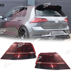 LED Rückleuchten Rückleuchten Eckleuchten für VW Golf 7 aufgerüstet auf 7.5