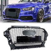 Schwarz Wabengrill Kühlergrill Front Grill für AUDI A3 8V S-Line S3 TSI TDI 2012-2016 fg121
