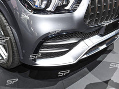 Flossen Flics & Flaps Vorne Schwarz für Mercedes GLE V167 C167 mit AMG Line ab 2019 pz34