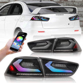 NEU LED Rückleuchten Rücklicht Dynamische RGB Optik für Mitsubishi Lancer EVO X 2008-2018