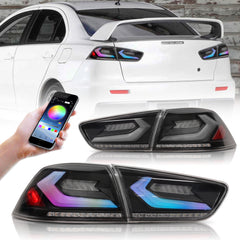 NEU LED Rückleuchten Rücklicht Dynamische RGB Optik für Mitsubishi Lancer EVO X 2008-2018