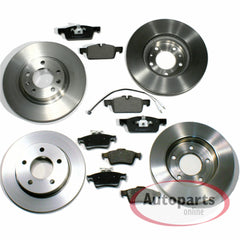 NEU 283mm + 290mm Bremsscheiben Bremsbeläge vorne hinten für Peugeot 508 I ab 2010