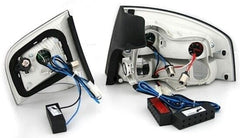 LED Rückleuchten Set in Smoke für Audi A4 B7 Limo Heckleuchten Schwarz