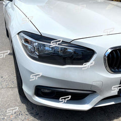 Scheinwerferblenden Böser Blick Schwarz Glanz für 1er F20 F21 LCI 2015-2019