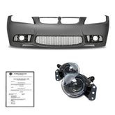 NEU E92 Optik Front Stoßstange vorne Tagfahrlicht Nebelscheinwerfer Passend für E90 E91 Vor LCI 2005-2008 mit ABE