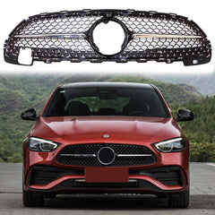 Kühlergrill Grill Diamantgrill für Mercedes Benz C-Klasse W206 S206 AMG Line ab 2021