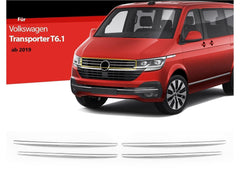 NEU Kühlergrill Leisten für VW Transporter T6.1 ab 2019 4 tlg Edelstahl Grillleisten
