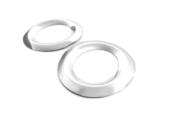 Nebelscheinwerfer Reflektorrahmen für Mercedes Vito W447 2014-2020 2 tlg Silber