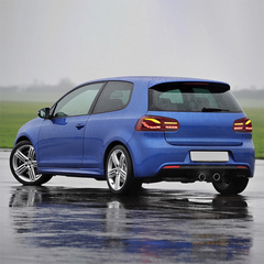 NEU LED Rückleuchten Fahrlicht Rot Rauch für VW Golf 6 Rücklicht Heckleuchten 08-13 Sequenzieller