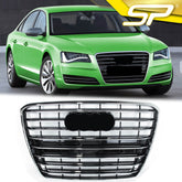 Kühlergrill Frontgrill Grill Chrom für AUDI A8 4H S8 S Line 2010-2014