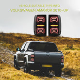 LED Rückleuchten Heckleuchten Rücklicht für Volkswagen VW Amarok 2010-2020 mit E-Prüfzeichen