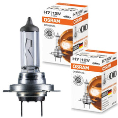 NEU Halogen Scheinwerfer Set H7 OSRAM Original Line 12V 55W für Skoda Fabia 1 6Y 1999-2008 mit E-Prüfzeichen