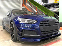 Schwarz Grill Kühlergrill Frontgrill für AUDI A5 F5 S5 2016-2019 vor MOPF fg329