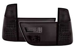 NEU LED Rückleuchten Heckleuchten Set Schwarz Smoke für X5 E53 8/1999-10/2003 mit E-Prüfzeichen