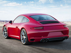 Chrom Auspuff Blenden Auspuffblenden Endrohre für Porsche Carrera 991 2016 2017 2018 et200